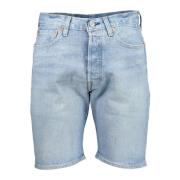 Levi's Blå Herr Jeans Shorts 501 Stil Blue, Herr