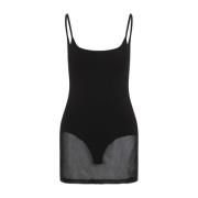 Jacquemus Svart Miniklänning Elegant Stil Black, Dam