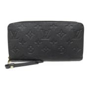 Louis Vuitton Vintage Pre-owned Laeder plnbcker Black, Dam