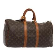 Louis Vuitton Vintage Pre-owned Canvas handvskor Brown, Dam