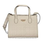 Guess Beige Silvana Handväska med Justerbar Rem Beige, Dam