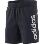 Adidas Blå logo shorts med elastisk midja Blue, Herr