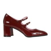 Carel Röda Mary Jane Pumps Red, Dam