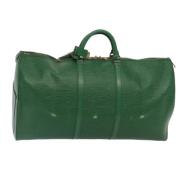 Louis Vuitton Vintage Pre-owned Laeder handvskor Green, Dam