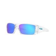 Oakley Vit Transparent Solglasögon Heliostat OO 9231 Gray, Herr