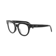 Celine Stiliga Glasögon för Modeentusiaster Black, Unisex