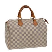 Louis Vuitton Vintage Pre-owned Canvas handvskor White, Dam