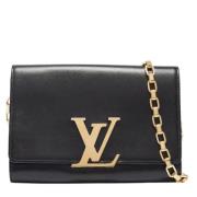 Louis Vuitton Vintage Pre-owned Laeder kuvertvskor Black, Dam