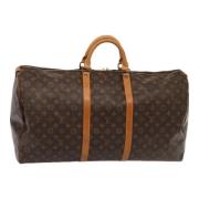 Louis Vuitton Vintage Pre-owned Canvas handvskor Brown, Dam