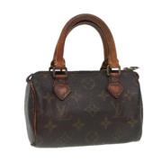 Louis Vuitton Vintage Pre-owned Canvas handvskor Brown, Dam