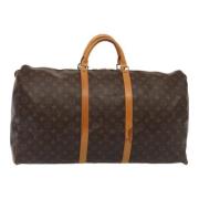 Louis Vuitton Vintage Pre-owned Canvas handvskor Brown, Dam