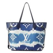 Louis Vuitton Vintage Pre-owned Tyg louis-vuitton-vskor Blue, Dam