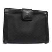 Gucci Vintage Pre-owned Laeder kuvertvskor Black, Dam