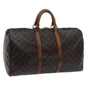 Louis Vuitton Vintage Pre-owned Canvas handvskor Brown, Dam