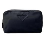 Prada Vintage Pre-owned Nylon prada-vskor Black, Dam