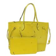 Louis Vuitton Vintage Pre-owned Laeder axelremsvskor Yellow, Dam