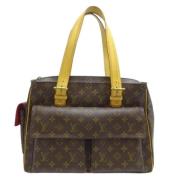 Louis Vuitton Vintage Pre-owned Tyg louis-vuitton-vskor Brown, Dam