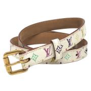 Louis Vuitton Vintage Pre-owned Tyg skrp White, Dam