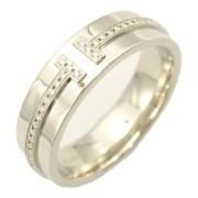 Tiffany & Co. Pre-owned Pre-owned Vitt guld ringar Gray, Dam