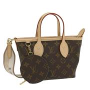 Louis Vuitton Vintage Pre-owned Canvas axelremsvskor Brown, Dam