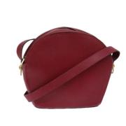 Celine Vintage Pre-owned Laeder axelremsvskor Red, Dam