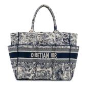 Dior Vintage Pre-owned Canvas totevskor Blue, Dam