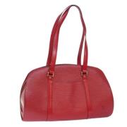 Louis Vuitton Vintage Pre-owned Laeder axelremsvskor Red, Dam