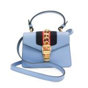 Gucci Vintage Pre-owned Laeder gucci-vskor Blue, Dam