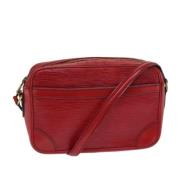 Louis Vuitton Vintage Pre-owned Laeder axelremsvskor Red, Dam