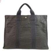 Hermès Vintage Pre-owned Canvas totevskor Gray, Dam