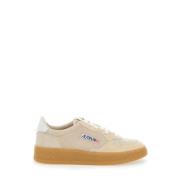 Autry Beige Sneakers Låg Medalist Kvinnor Beige, Dam