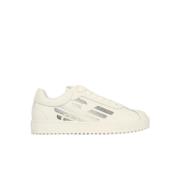 Armani Logo Sneakers i Vit White, Herr