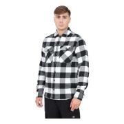 Dickies Svart Button-Up Casual Skjorta Black, Herr