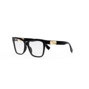 Fendi Stiliga Glasögon för Modeentusiaster Black, Unisex