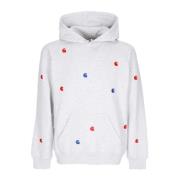 Carhartt Wip Heather Seek Sweat Hoodie White, Herr