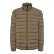 Boggi Milano Quiltad Nylon Äkta Dunbomber Green, Herr