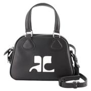 Courrèges Laeder handvskor Black, Dam