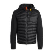 Parajumpers Svart hybridjacka med dunfyllning Black, Herr