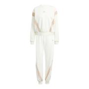 Adidas Elegant Hemma Tracksuit Set White, Dam