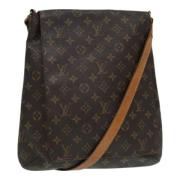 Louis Vuitton Vintage Pre-owned Canvas louis-vuitton-vskor Brown, Dam