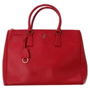 Prada Vintage Pre-owned Laeder handvskor Red, Dam