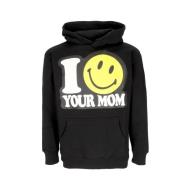 Market Smiley Hoodie Black, Herr