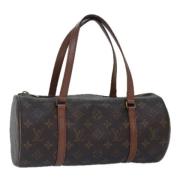 Louis Vuitton Vintage Pre-owned Canvas handvskor Brown, Dam