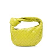 Bottega Veneta Vintage Pre-owned Laeder handvskor Green, Dam