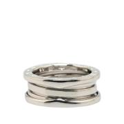 Bvlgari Vintage Pre-owned Vitt guld ringar Gray, Dam