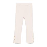 Twinset Vita Cropped Byxor med Chic Detaljer White, Dam