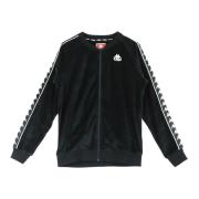 Kappa Stilig herr track jacket i svart/vitt Black, Herr