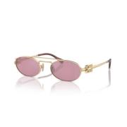 Miu Miu Stiliga Solglasögon Kollektion Yellow, Unisex