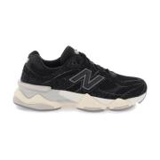 New Balance Sneakers i mesh och mocka med ikoniskt N-monogram Black, H...