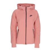 Nike Sportig Lättvikts Zip Hoodie Röd/Svart Pink, Dam